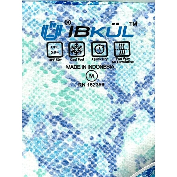 Ibkul Sleeveless 1/4 Zip Polo Shirt Women’s M Cora Jade/ Blue Icefil Technology - Picture 3 of 3